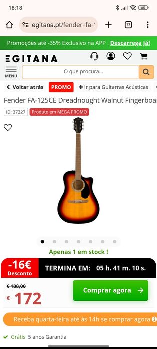 Fender FA-125CE Dreadnought
