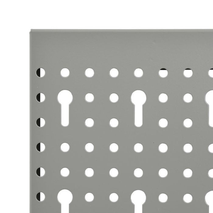 Vidaxl Ścienne Płyty Perforowane, 3 Szt., 40X58 Cm, Stal
