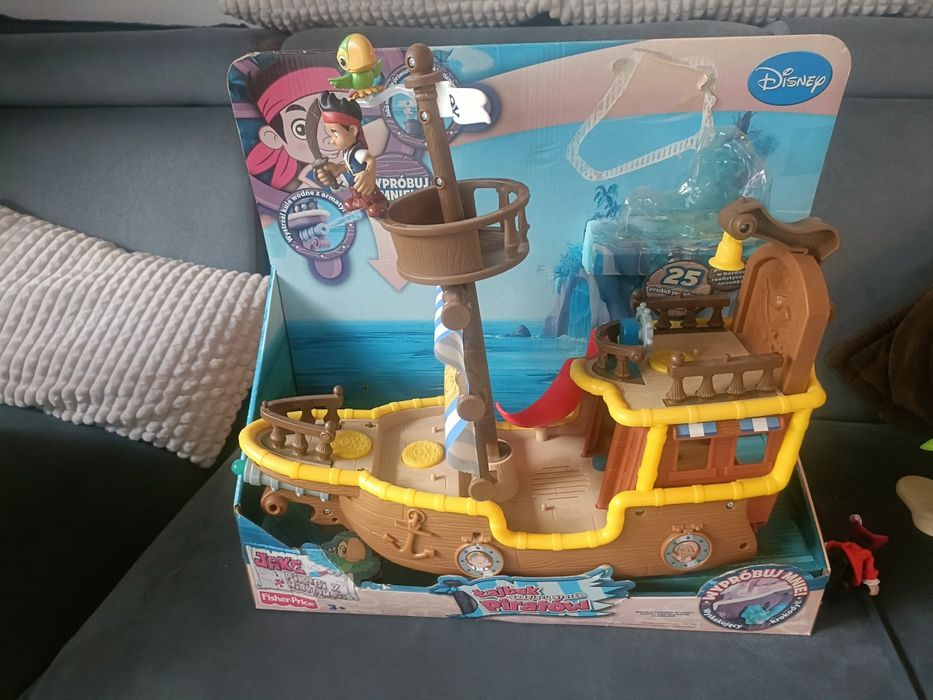 Statek łajbek gadający FisherPrice