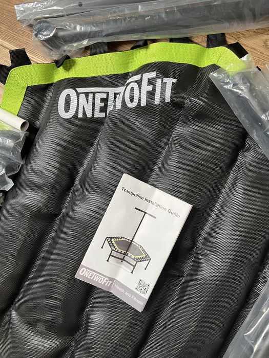 Trampolina 106 cm Cicha Stabilna Bungee Fitness Domowa do ćwiczeń