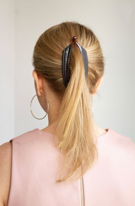 Заколка для волос банан Barrettes Франция