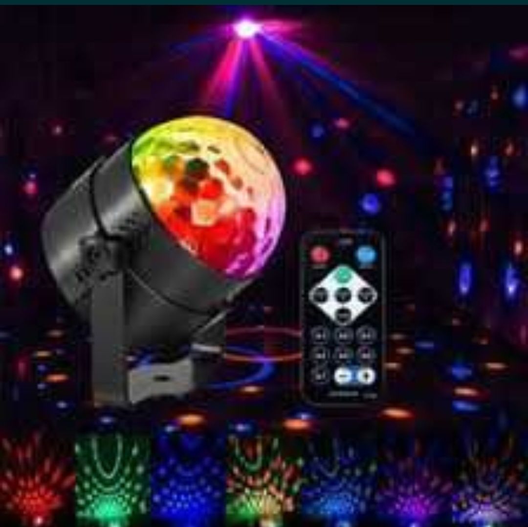 Светодиодный диско-шар Led Party Light цветомузыка DMX-512 с пультом у