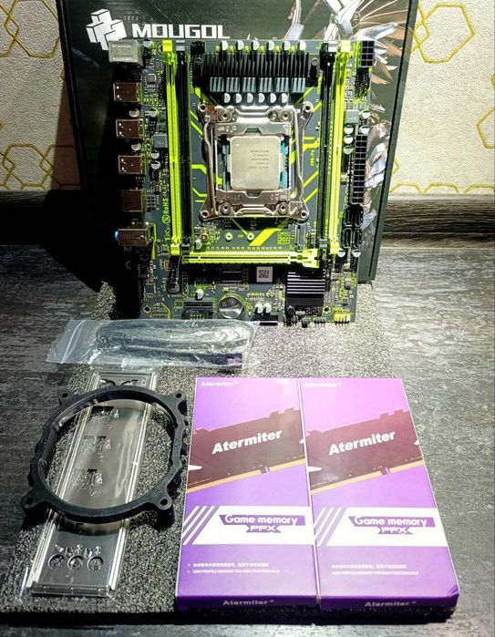 E5 2650 V4 +16 DDR4+Материнська плата X99 LGA2011 V3|V4 Комплект Новий