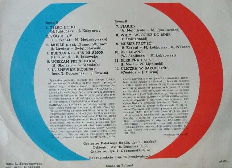 Barbara Muszyńska Winyl Vinyl