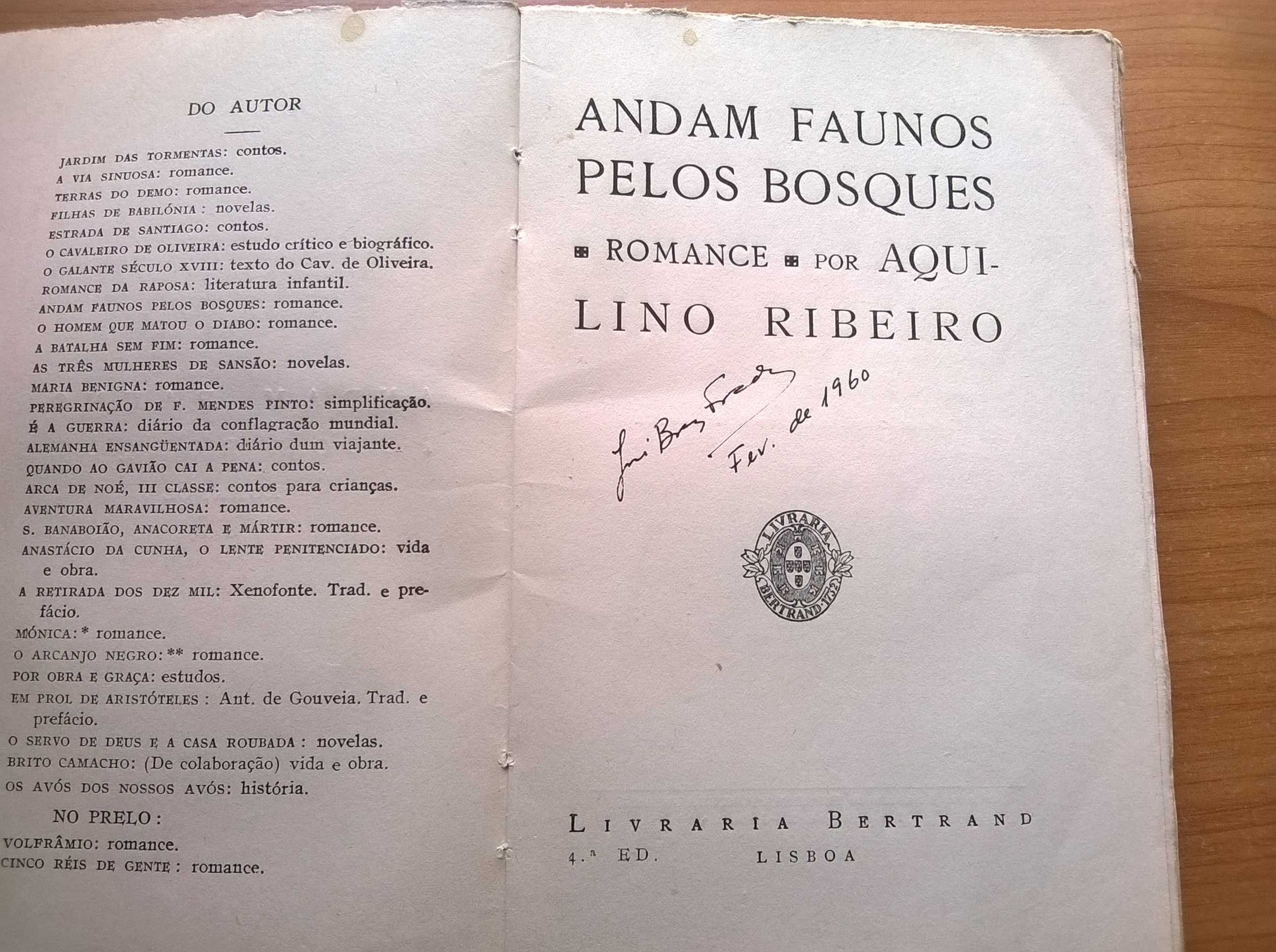 Andam Faunos pelos Bosques - Aquilino Ribeiro (portes grátis)