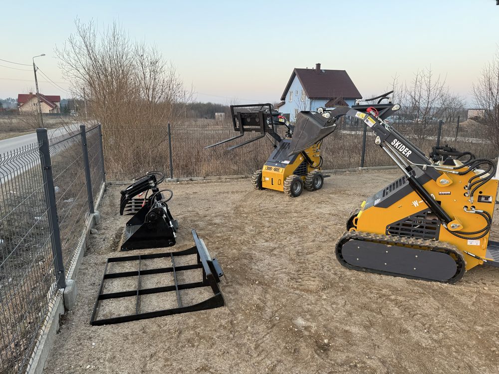 Miniladowarka Skid steer idealna do ogrodu i na budowe