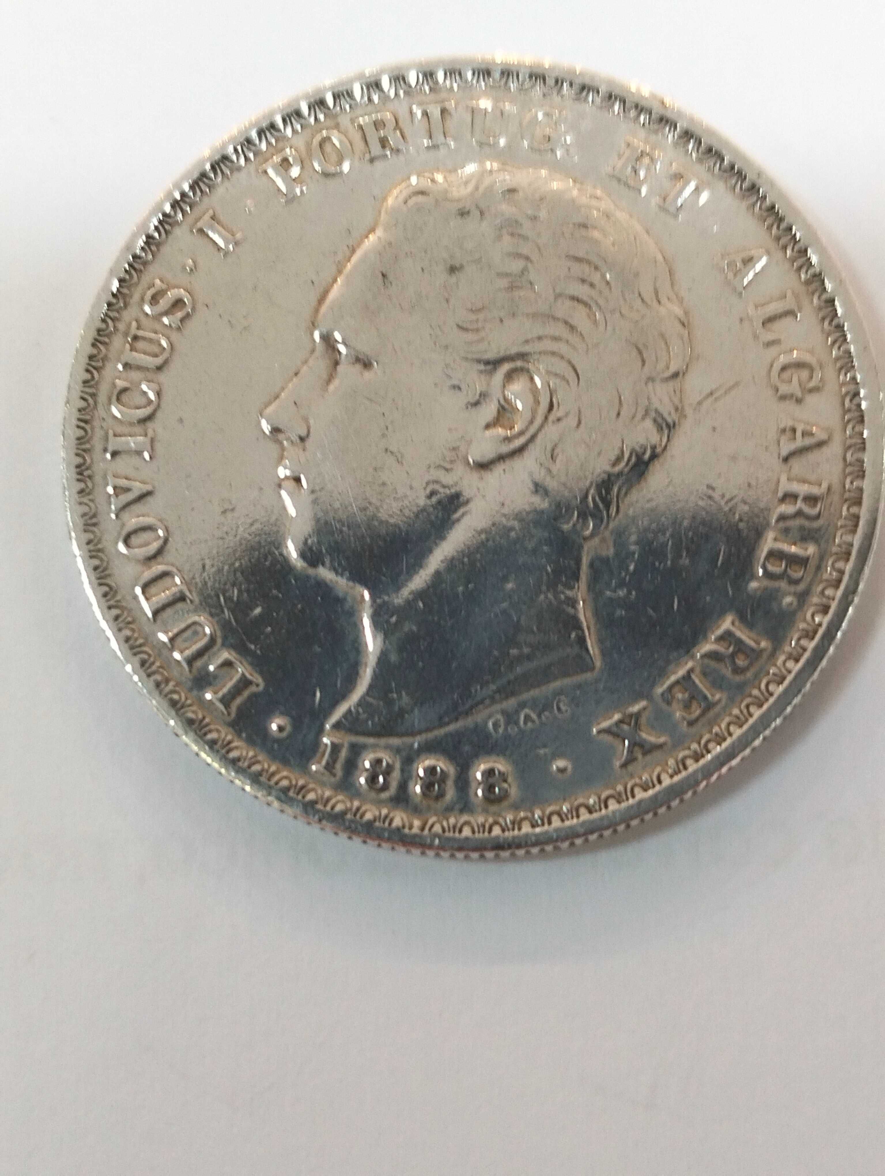 Moeda prata 500 reis ano 1888