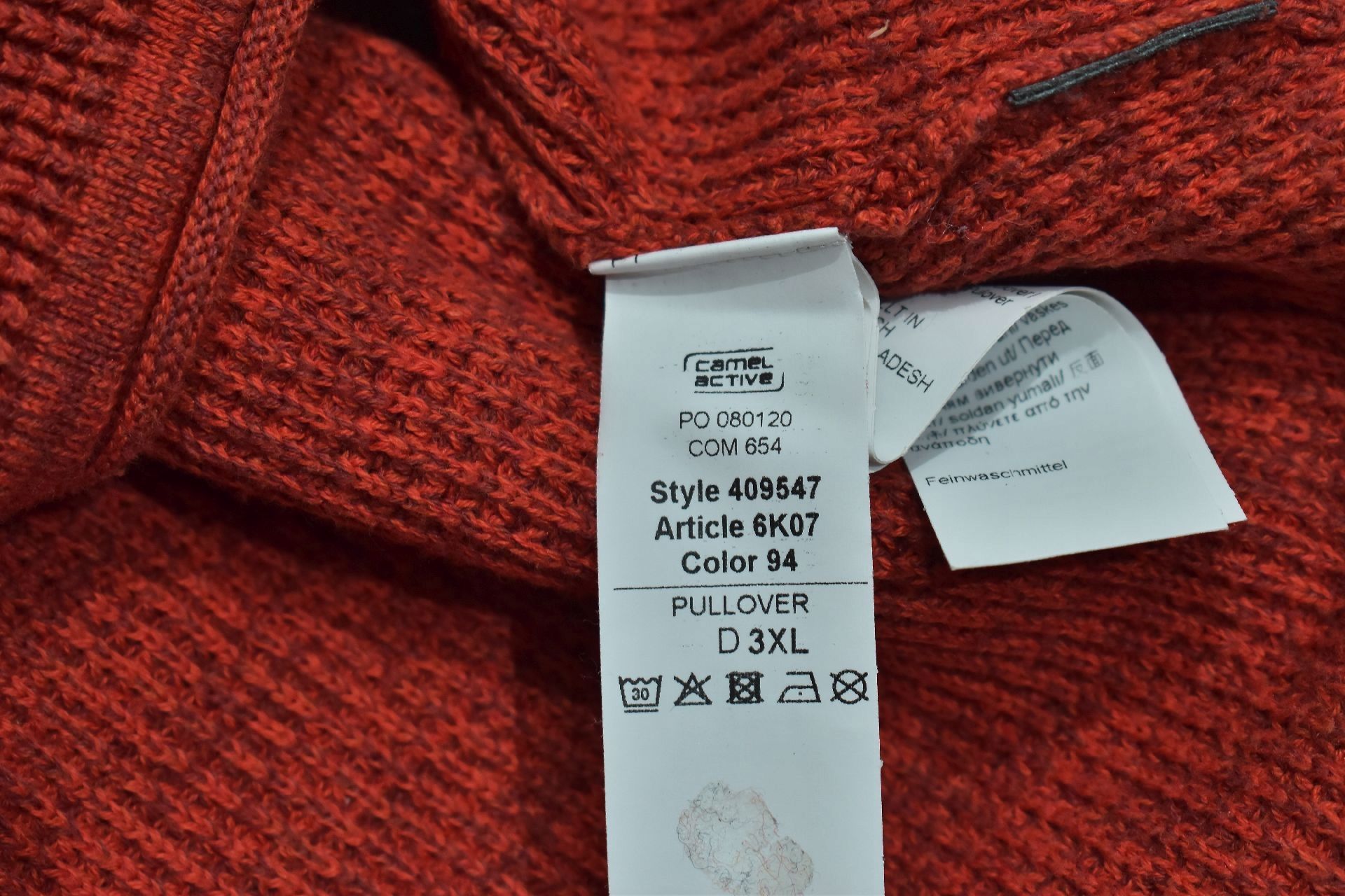 Camel Active Bawełniany Sweter Męski Pullover 3Xl