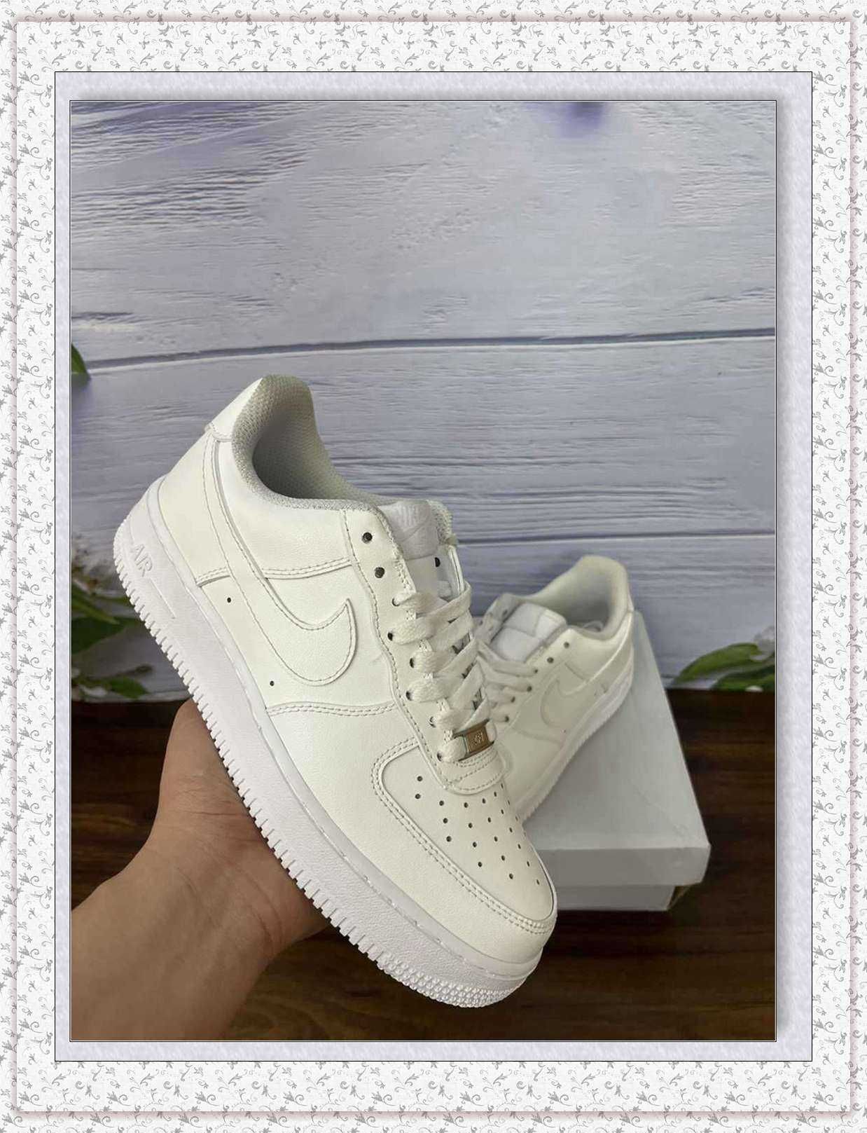 Ténis casual Nike Air Force 1 com atacadores, tamanho 39