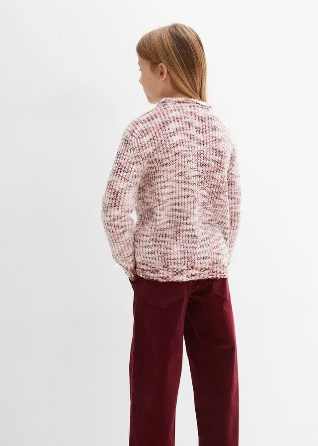 B.P.C sweter dziewczęcy ciepły wzór melanżu r.140/146