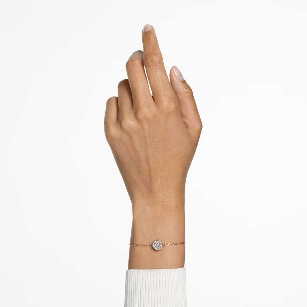 Bransoletka Swarovski - Constella, Pavé, White, Rose Gold