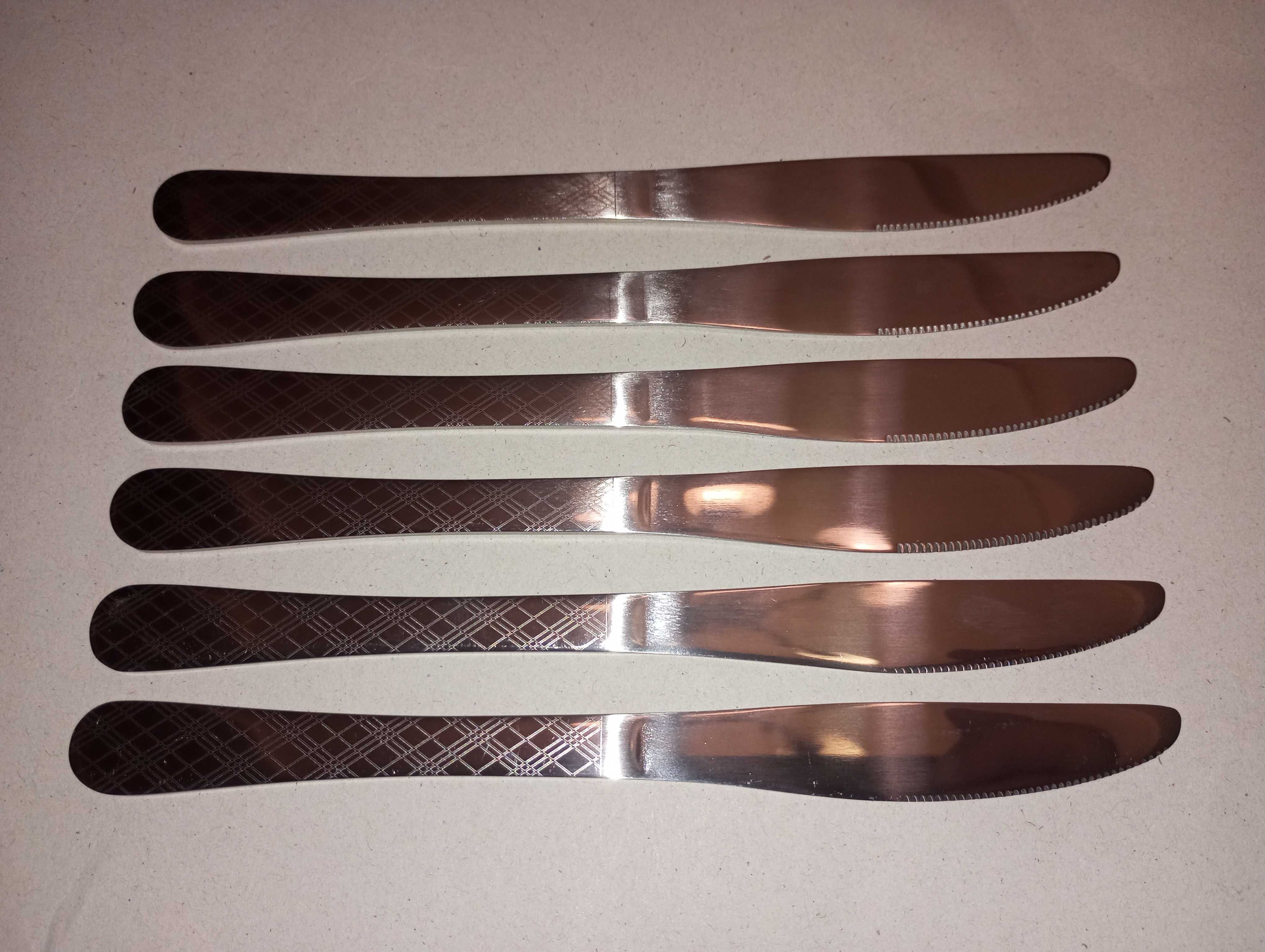 Набор 6 ножей столовых maestro из нержавеющей стали новые