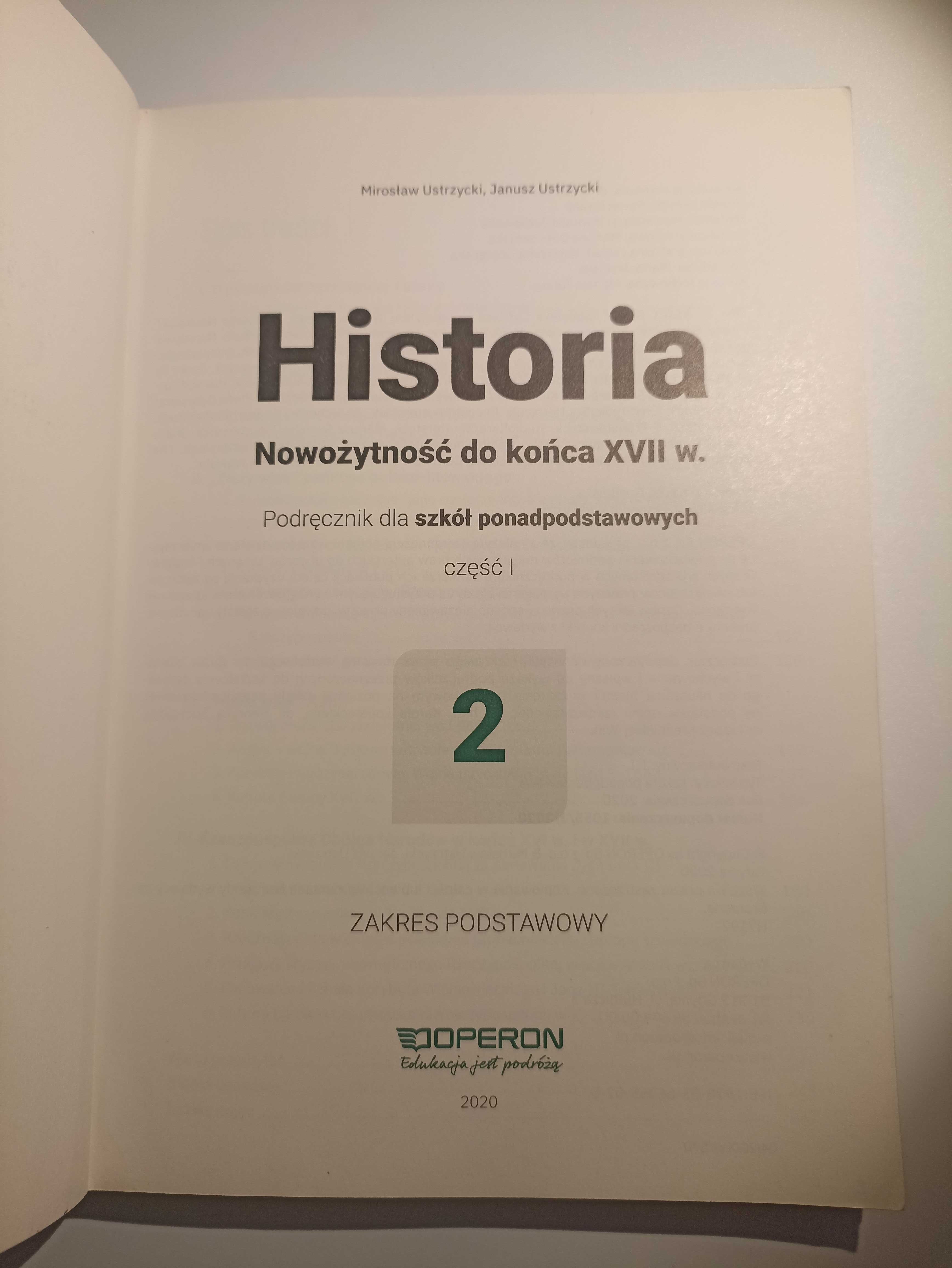 Historia 2 część 1 Operon zakres podstawowy