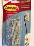 3M Command haczyki samoprzylepne do kabli 4 szt.17301CLR