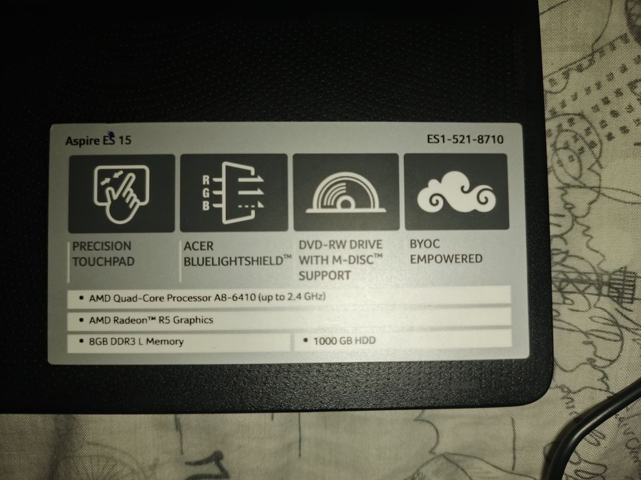 Ноутбук Acer Aspire ES 15