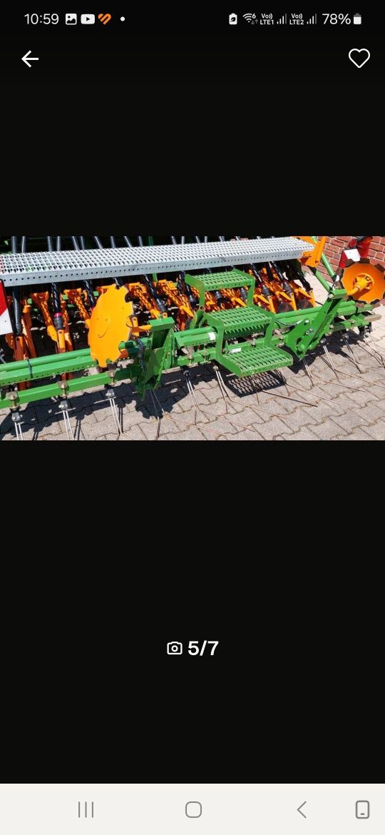 Agregat uprawowo siewny amazone Ad 303 kg303