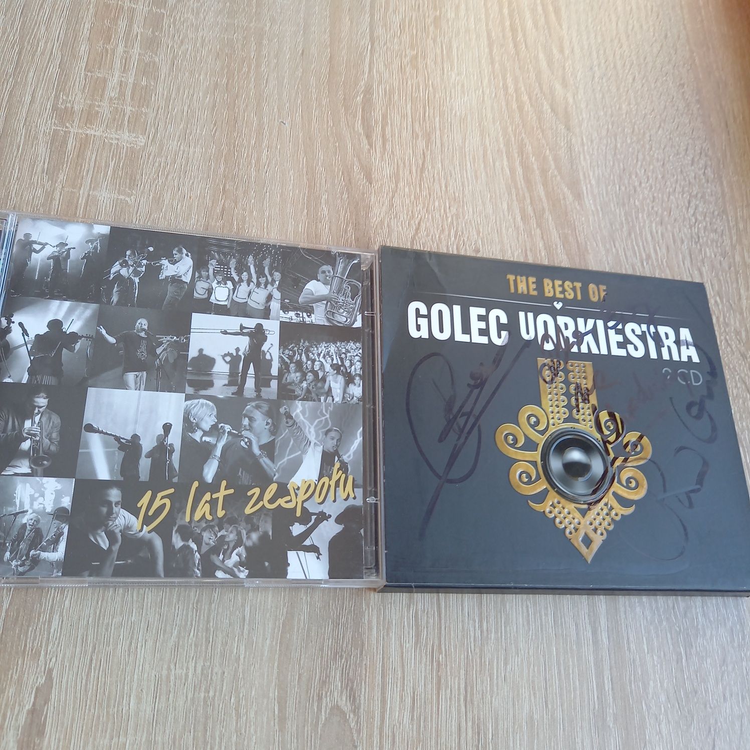 Płyta CD Golec Orkiestra the best of z autografami członków zespołu