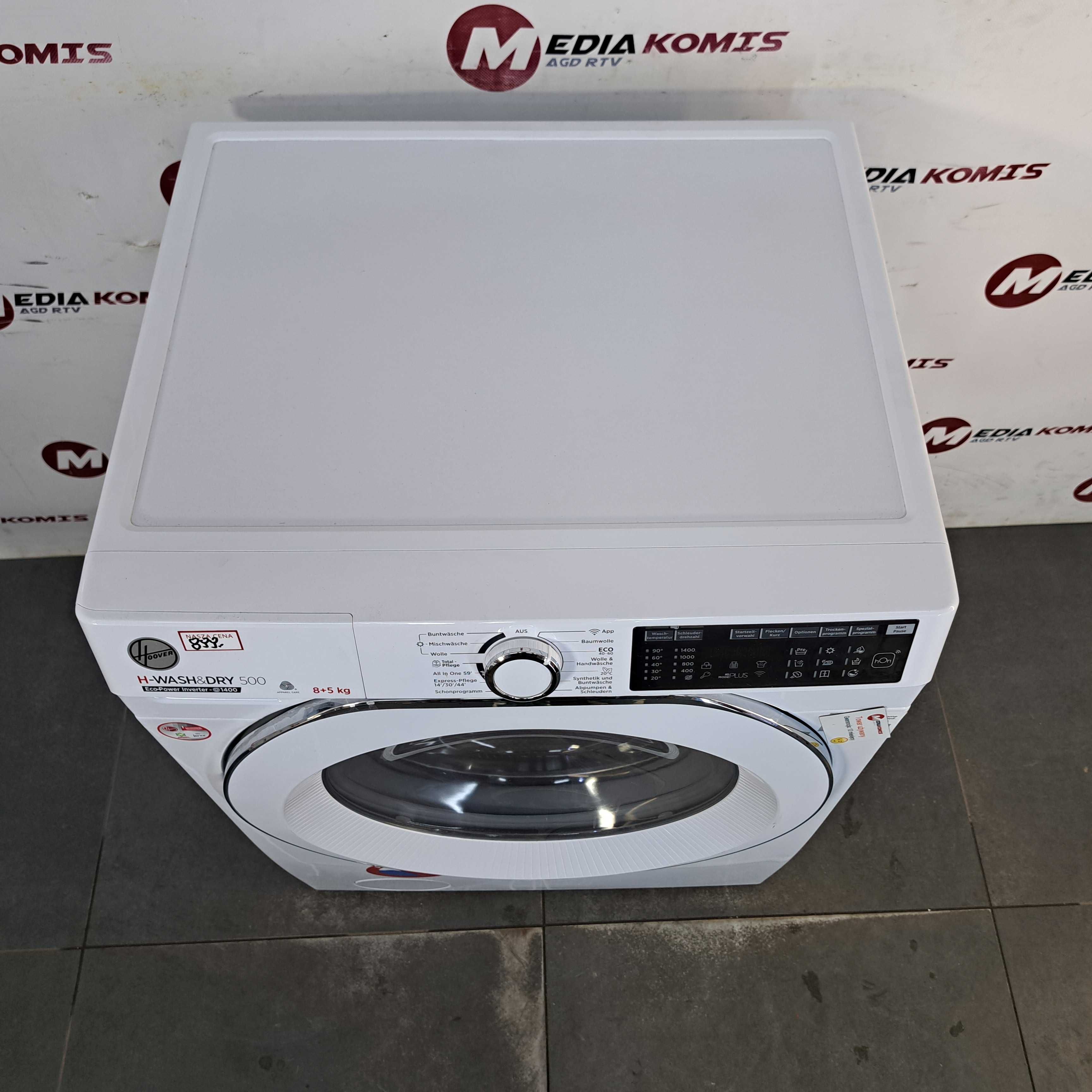 Pralko-suszarka Hoover HDQ 485AMC-84 [12m-scy gwar] D/8/5kg/1400obr
