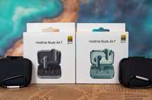 Ціна/Якість! Навушники бездротові Realme Buds air 7(Black/Green)Global
