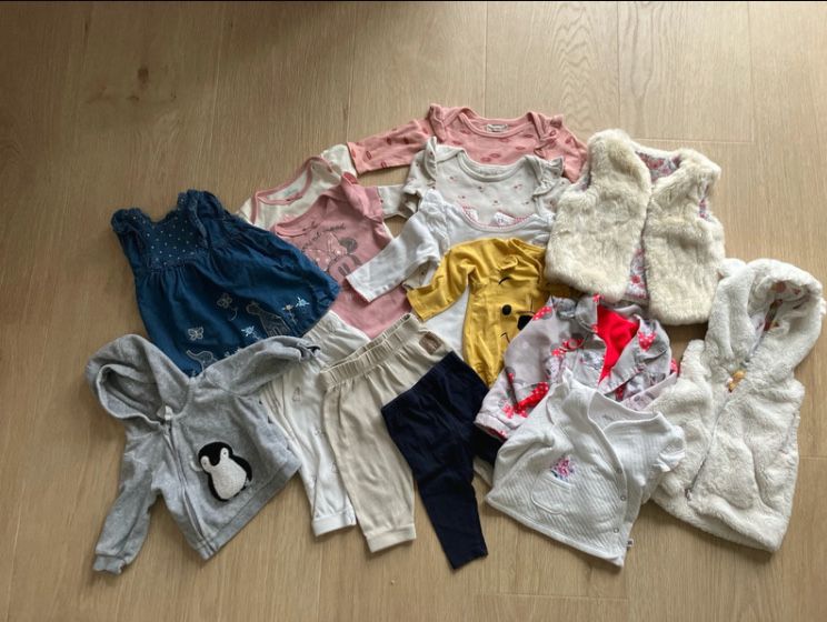 Zestaw ubranek dla dziewczynki H&M i inne