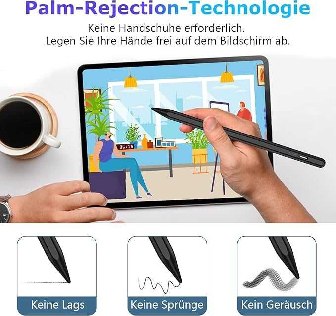 Rysik, stylus do ekranów dotykowych z systemem Android, czarny