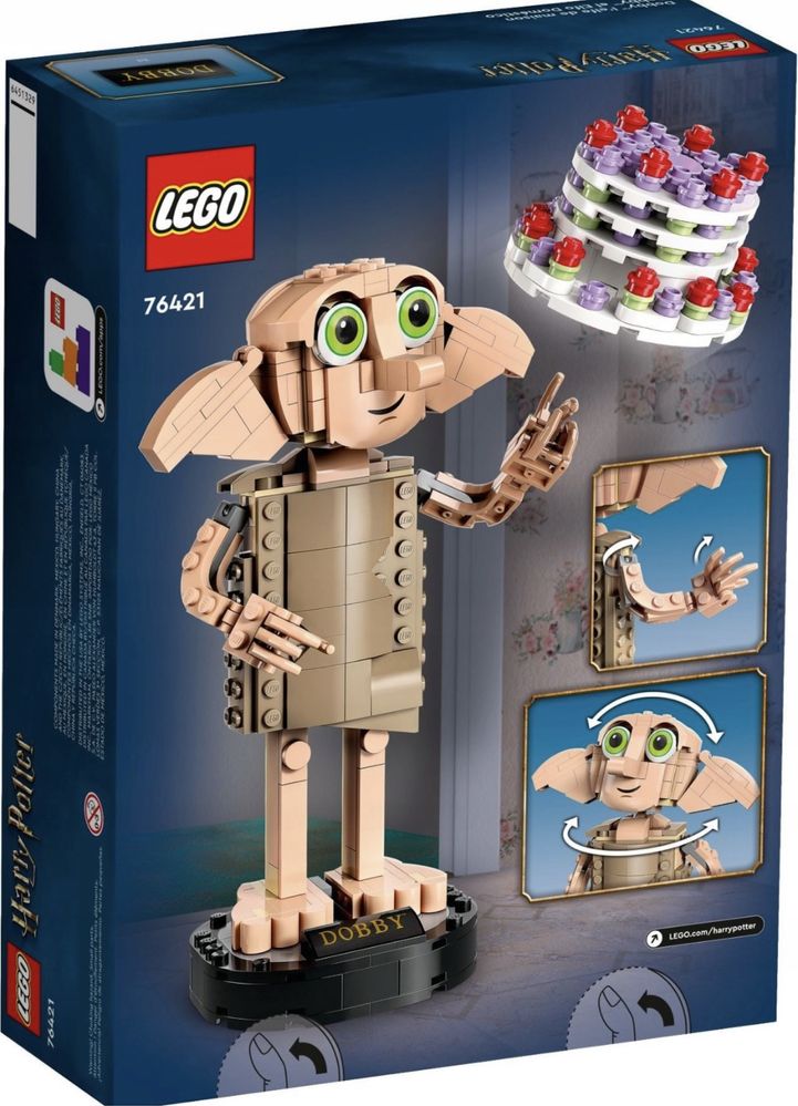LEGO Harry Potter 76421 Zgredek, skrzat domowy! Klocki!Prezent!