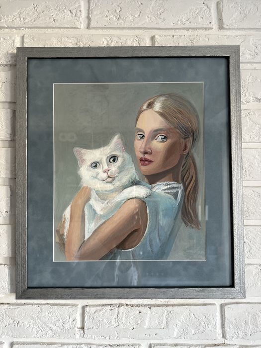 Картина , темпера , 40,5*35см