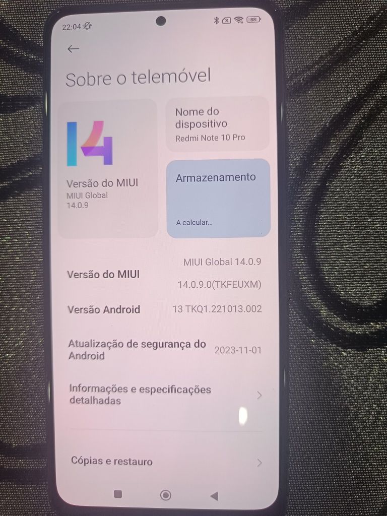 Xiaomi Redmi Note 10 Pro 6/ 128GB desbloqueado