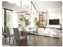 Duże okno szczytowe, salon 23m2, rolety,6600 zł/m2