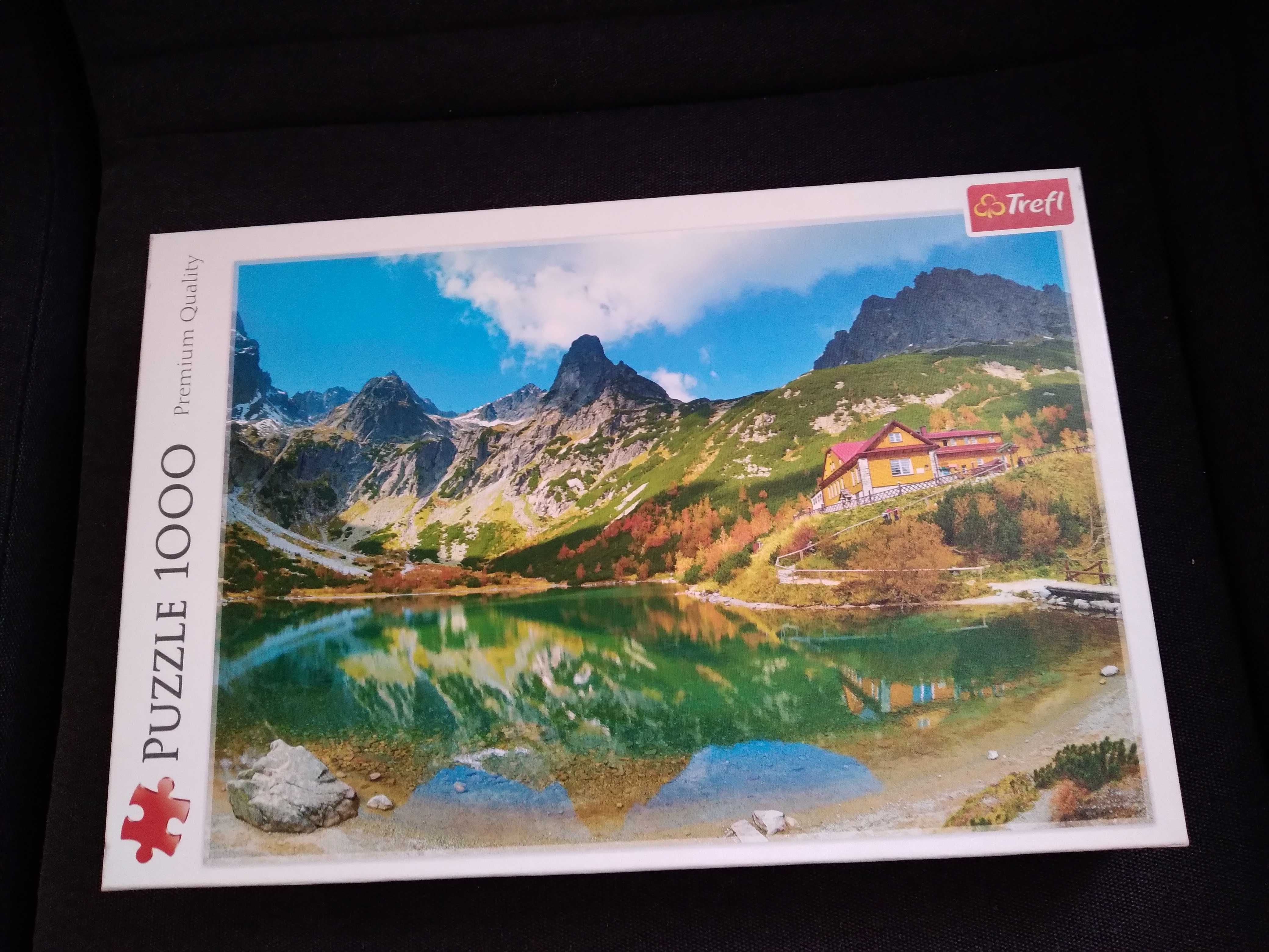 PUZZLE TREFL , Tatry Słowacja  , 1000 , kompletne , BDB