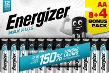 Супер-ціна за 12 шт! Батарейки ENERGIZER MAX PLUS AA\LR6_AAA\LR03 бл12