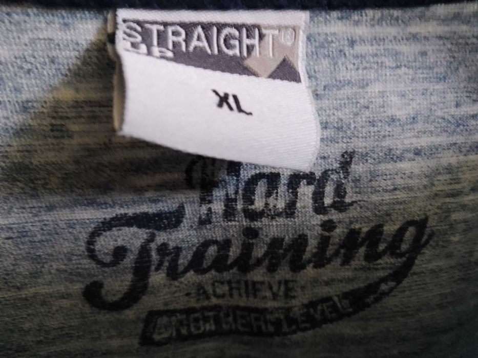 Bluzka męska cienka STRAIGHT UP   Hard training.