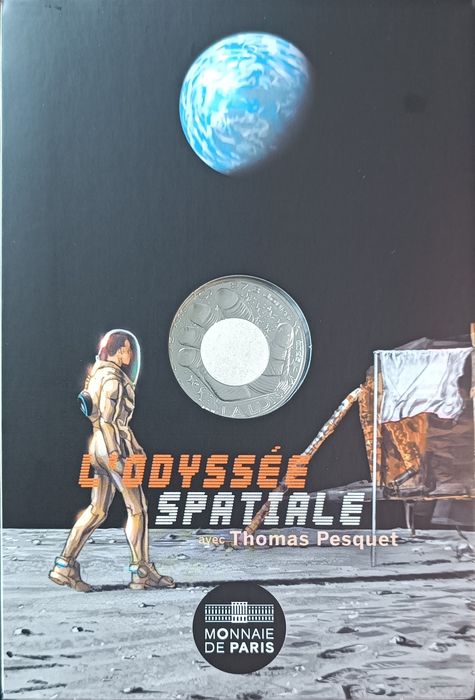 França 2025- conjuntos de 5 moedas-Odisseia Espacial Alusiva a Thomas
