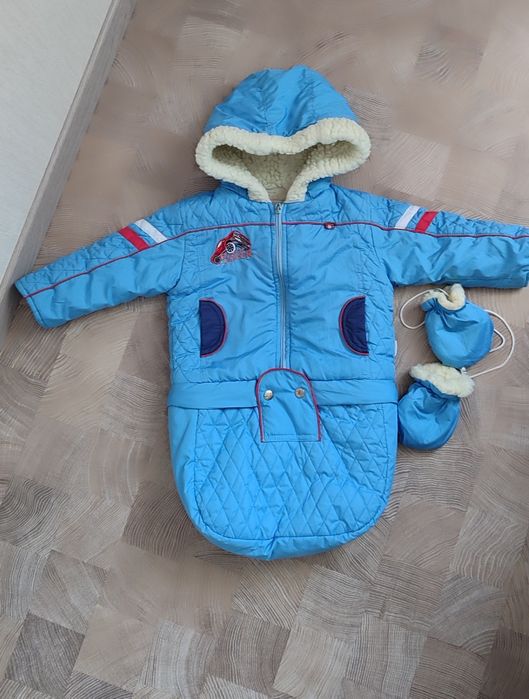 Зимовий дитячий конверт для хлопчика