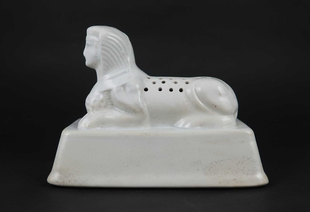 Paliteiro Esfinge Faiança Sacavém