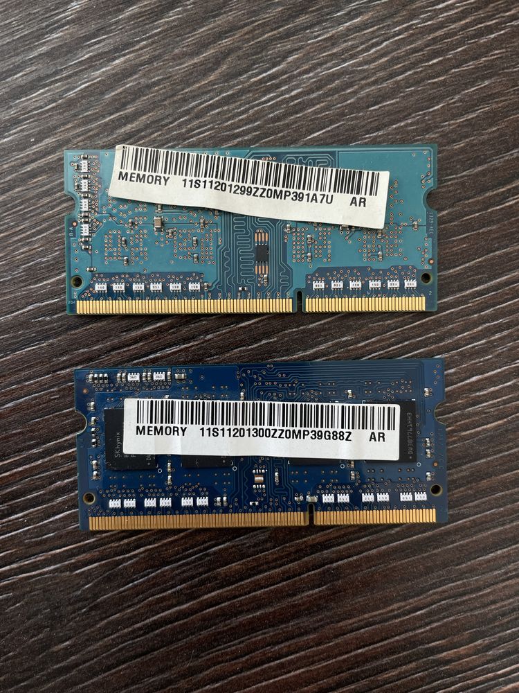 DDR 3 laptop 2GB  + 4GB
