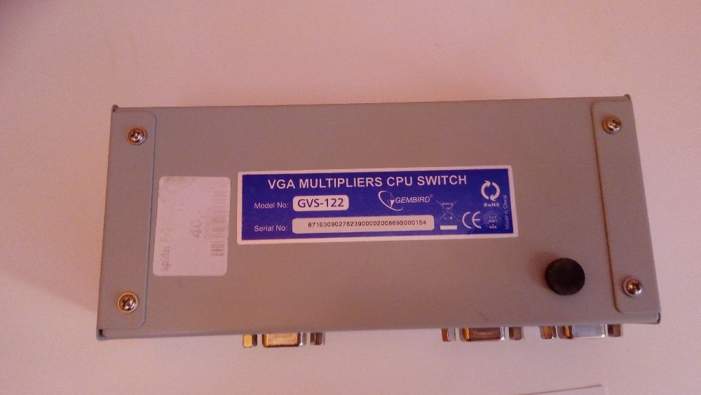 spliter VGA gembird gvs 122 bez zasilacza