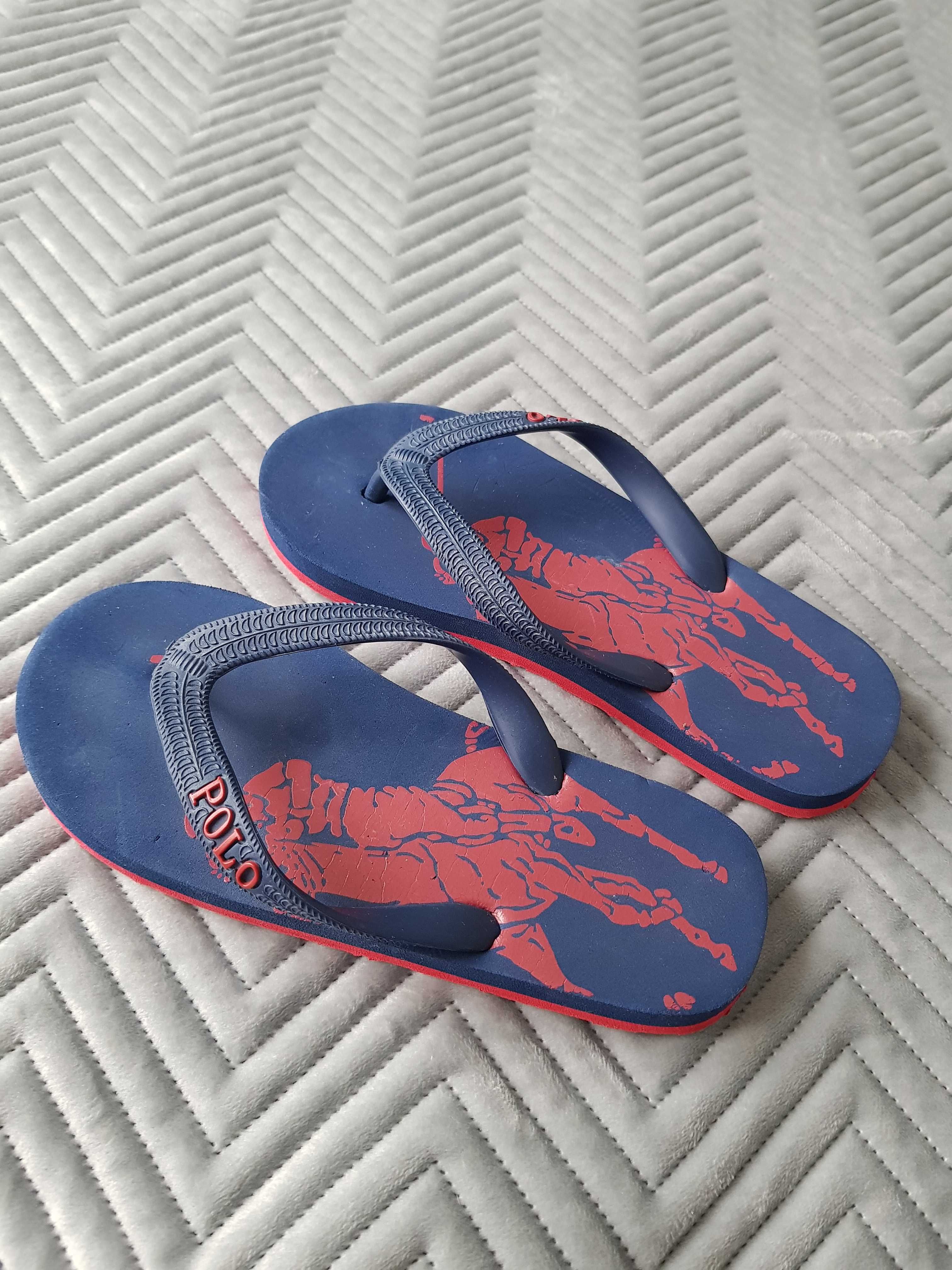 Klapki japonki na basen na plażę POLO 33 34