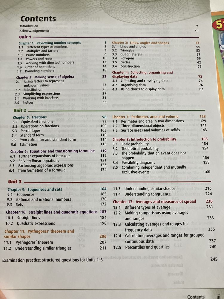 Mathematics Core and Extended coursebook