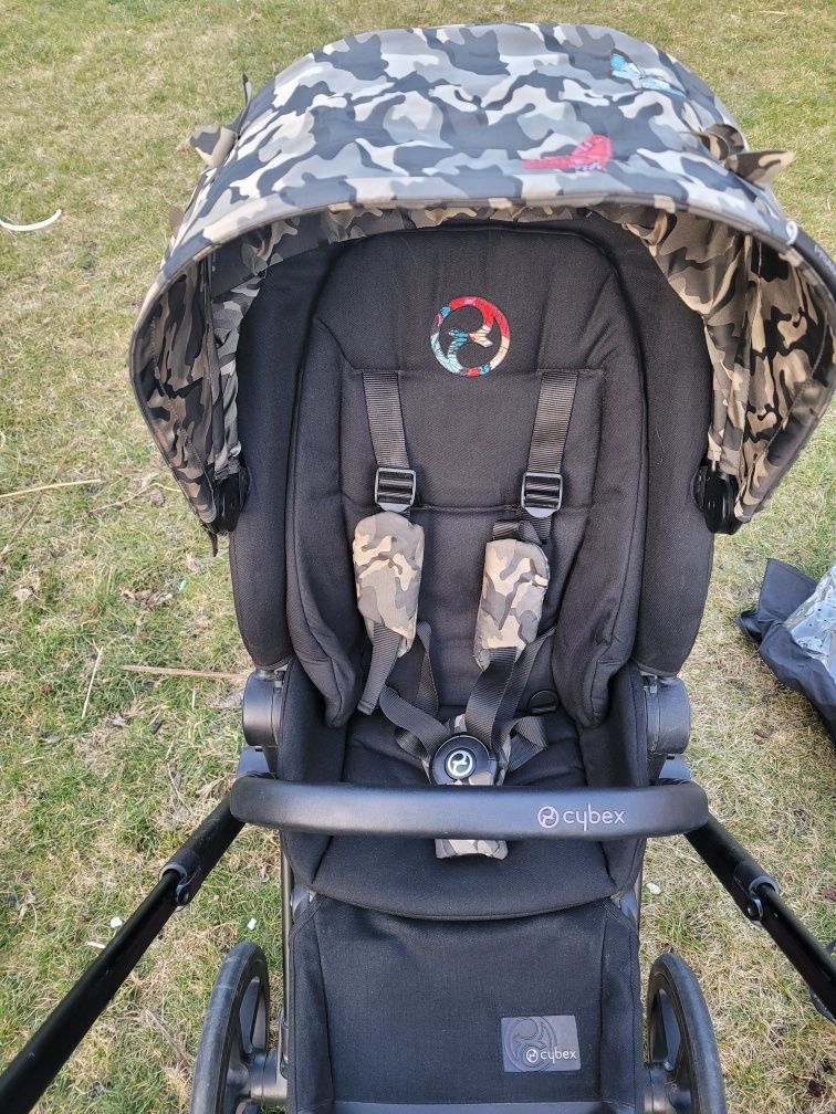 Cybex priam 2.0 4w1 spacerówka butterfly gondola fotelik CloudQ birds