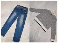 Spodnie i sweter damski XS
