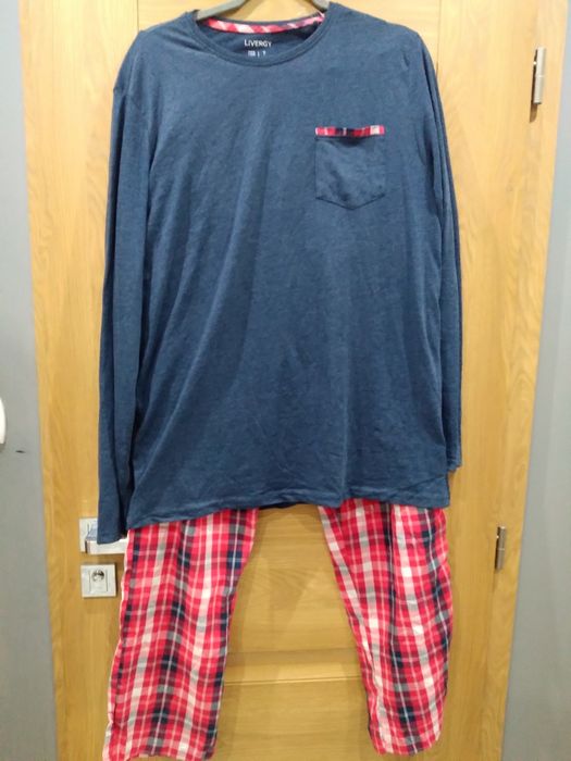 bawełniana pizama męska rozmiar M/L