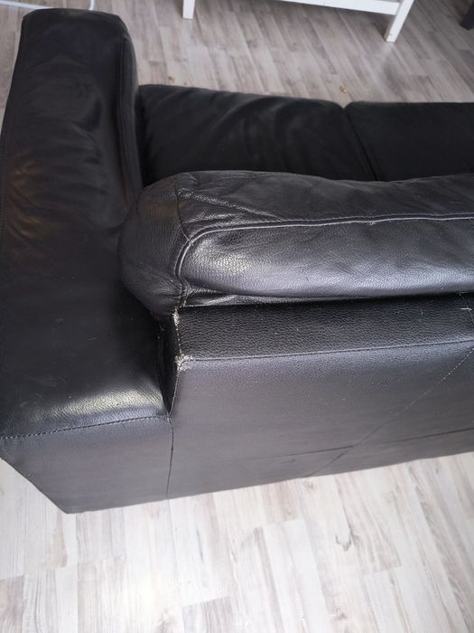 PILNIE sprzedam :Sofa skórzana  Ikea