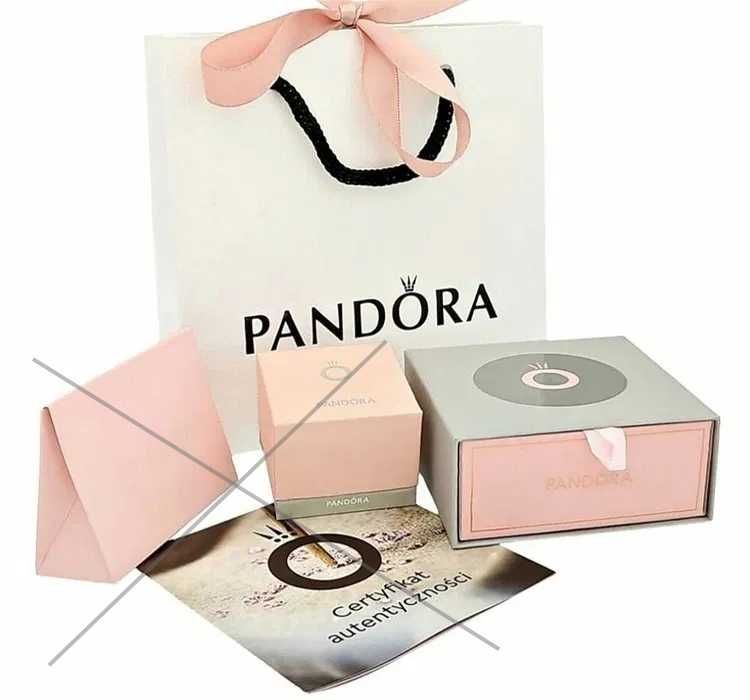 Torebki Prezentowe PANDORA • Pudełka na Bransoletki • NOWE • Dla Niej•
