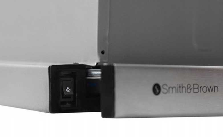 Okap podszafkowy srebrny 60 cm Smith&Brown  ZESTAW G-425