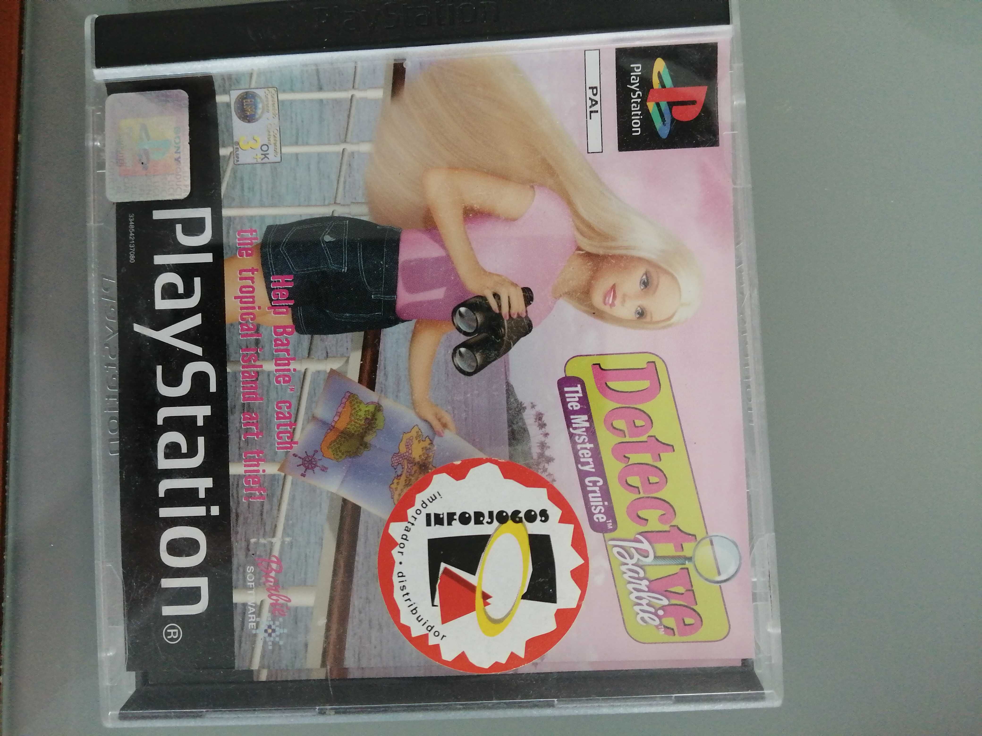 Detective Barbie		Jogo Playstation		Como novo!