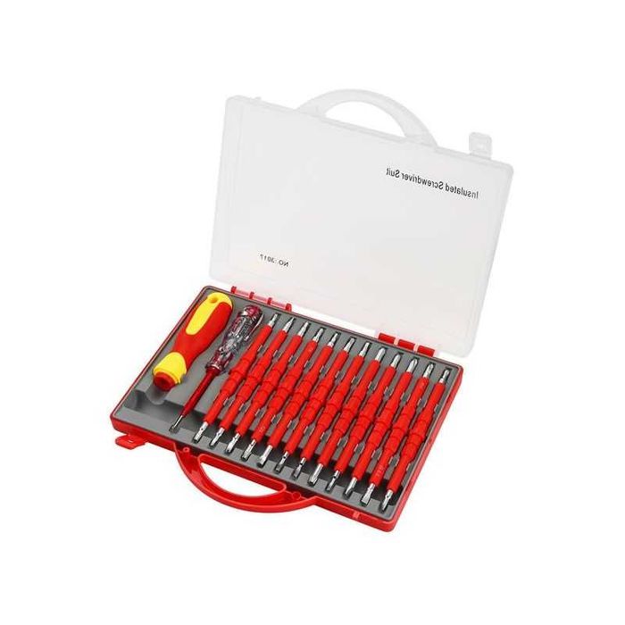 ŚRUBOKRĘTY IZOLOWANE 14EL. do instalacji elektrycznych 1000 W KD5971