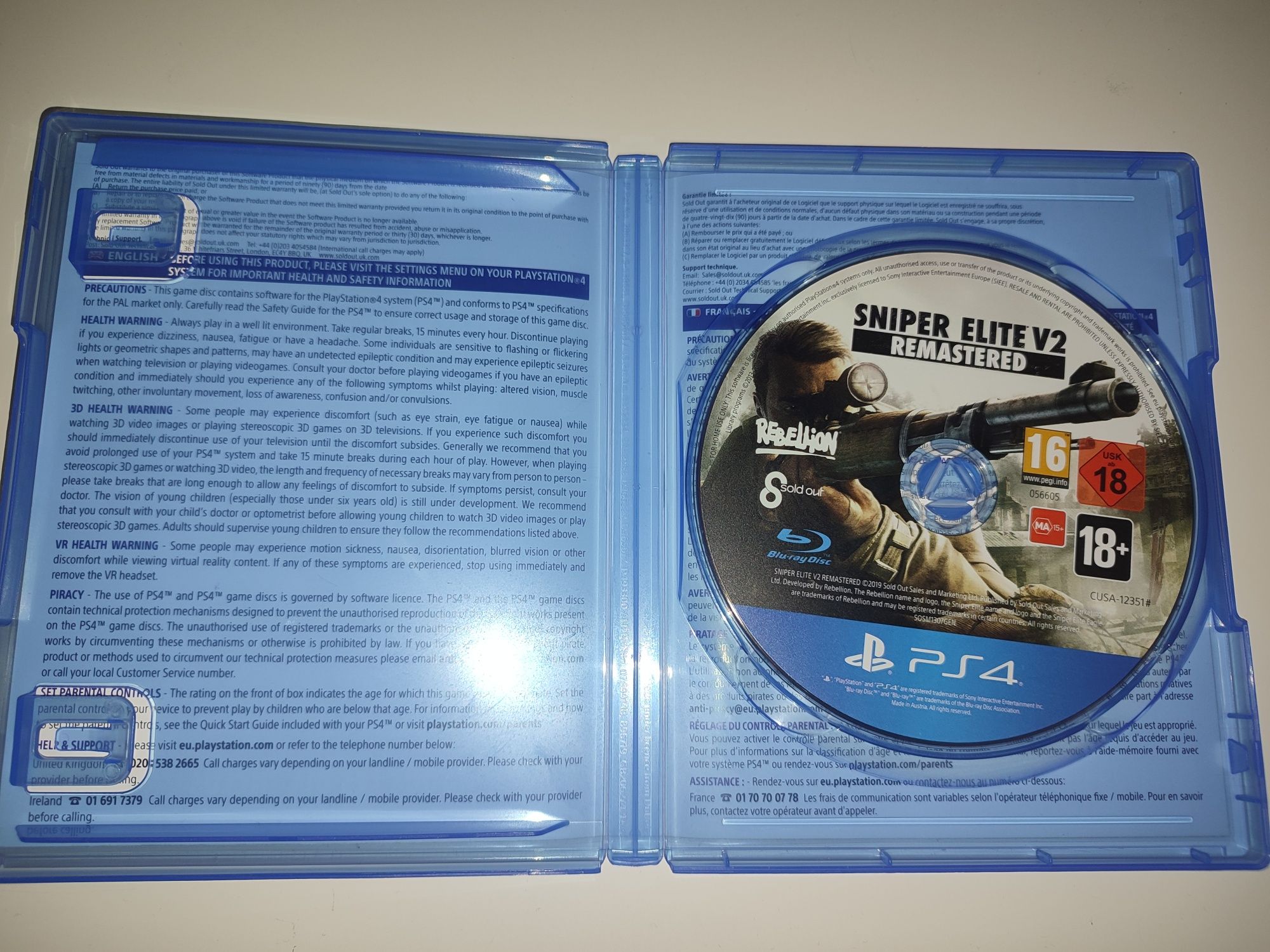 Gra Ps4 Sniper Elite V2 PL gry PlayStation 4 UFC Mafia Wiedźmin GTA V