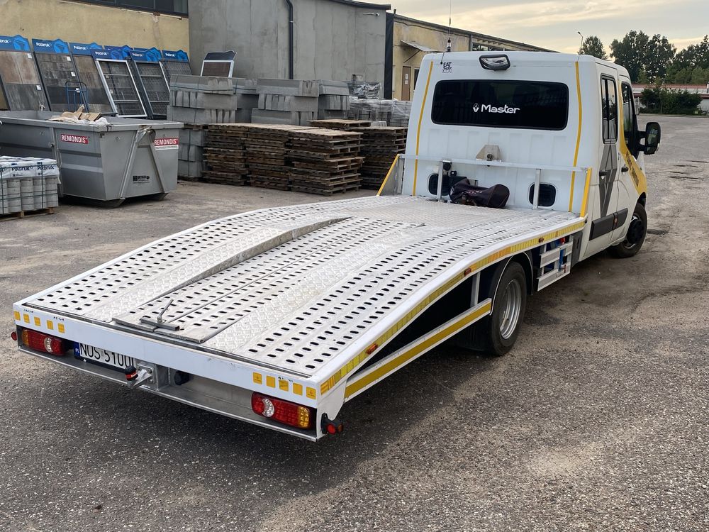 Renault Master AUTOLAWETA 2.3 RWD Dubel Blizniak 3,5T Hak Klima