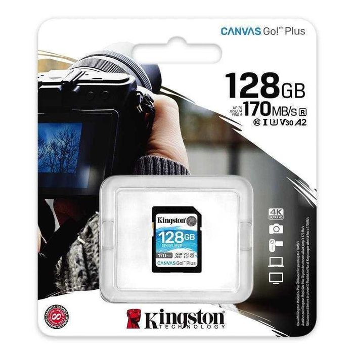 Карта памяти KINGSTON Canvas Go ! Plus 128 GB \ Оригинал \